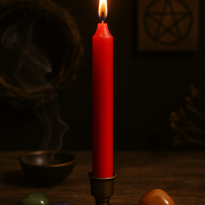 bougie de rituel, bougie orange, créativité, vitalité, énergie positive, motivation, joie, réussite, confiance, Terre & Lumière, artisanat spirituel, bougie artisanale, bougie teintée, énergie solaire, dynamisme